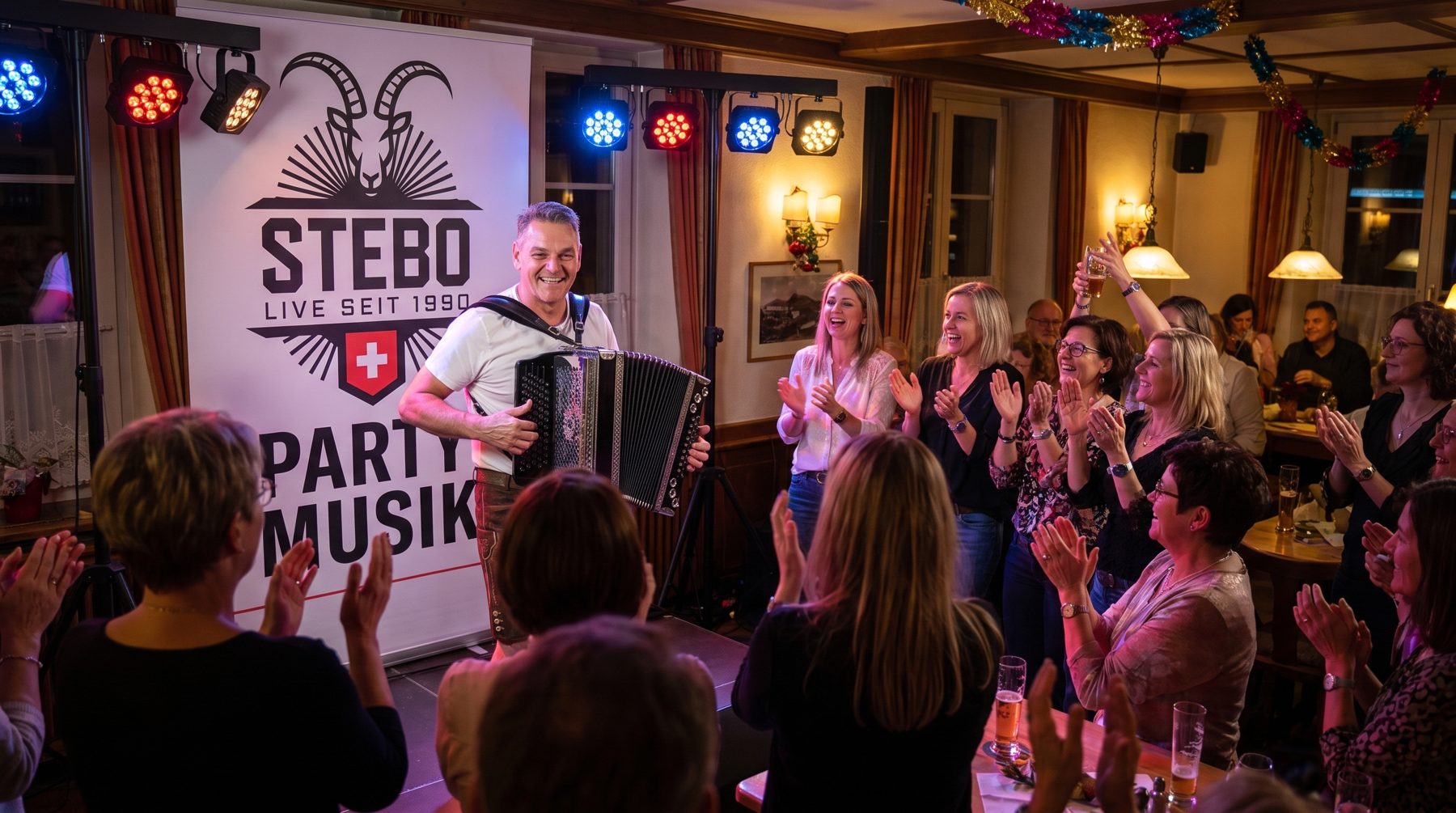 STEBO live auf der Bühne