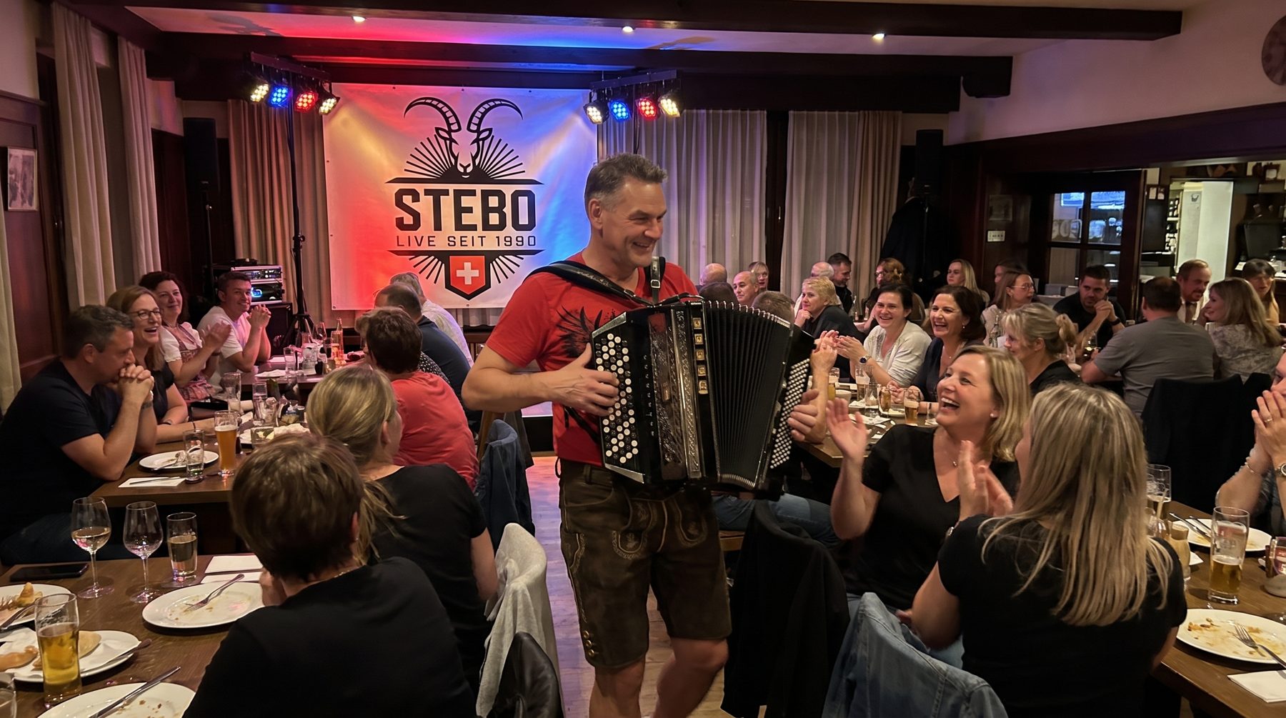 STEBO live auf der Bühne